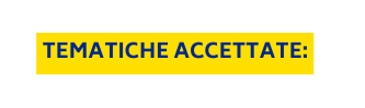 tematiche accettate